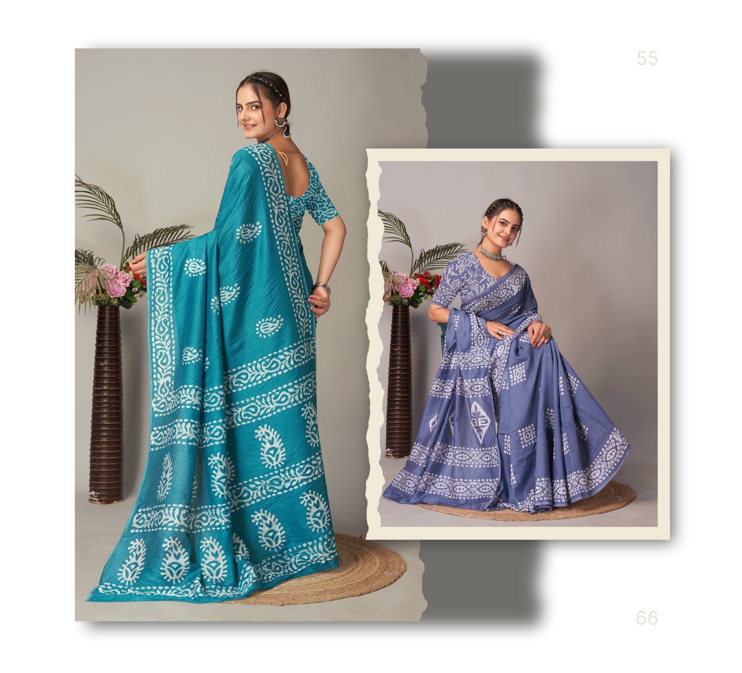 Saree - Batik Print
