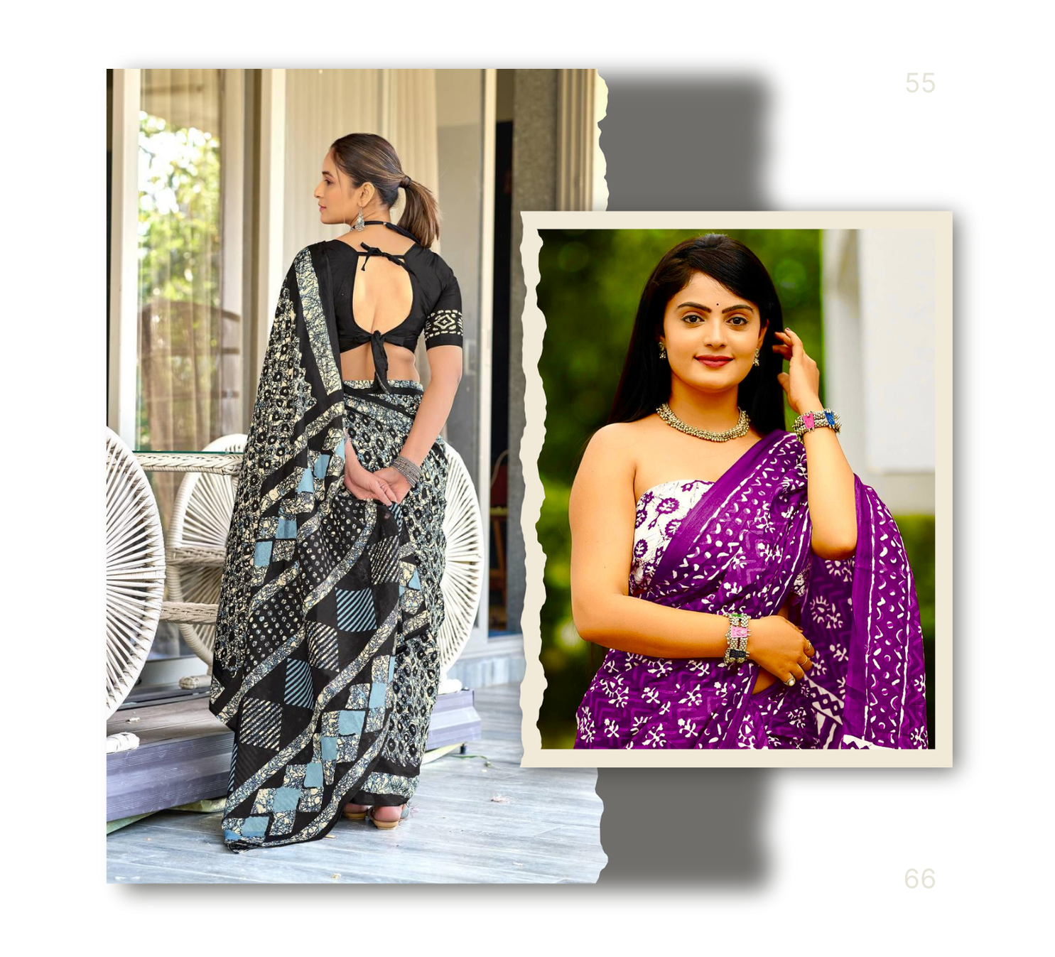 Saree - Plain