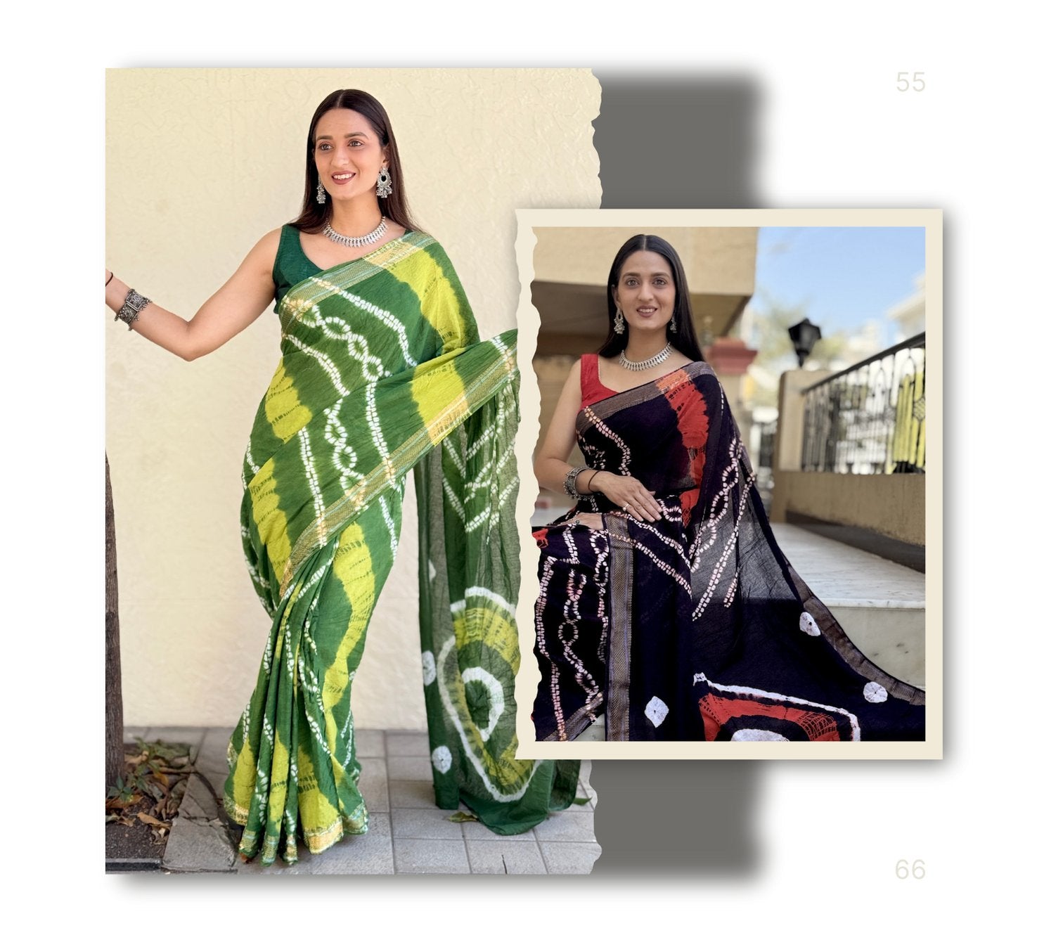 Saree - Sibori Print