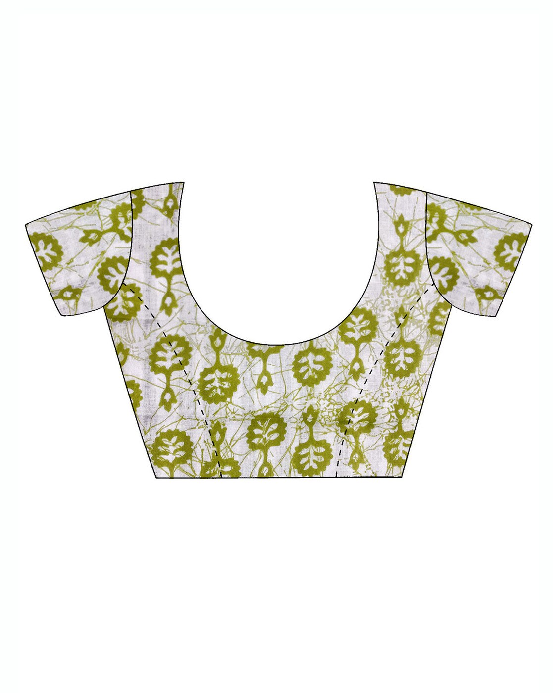 Saree – Soft Cotton Mal Mal Green – D6
